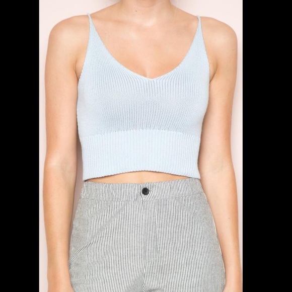 Brandy Melville Tops - Brandy Melville Luna Knit Tank